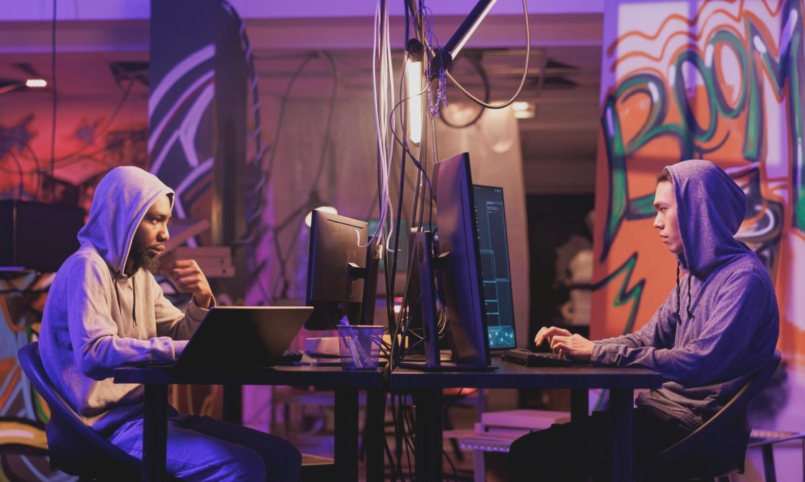 Mobile interface design workspace showing user flow diagrams and wireframes